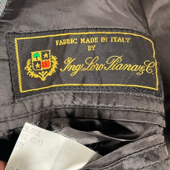 Brooks Brothers 1818 Madison Loro Piana 48R Gray Glen Check Blazer - Picture 11 of 13